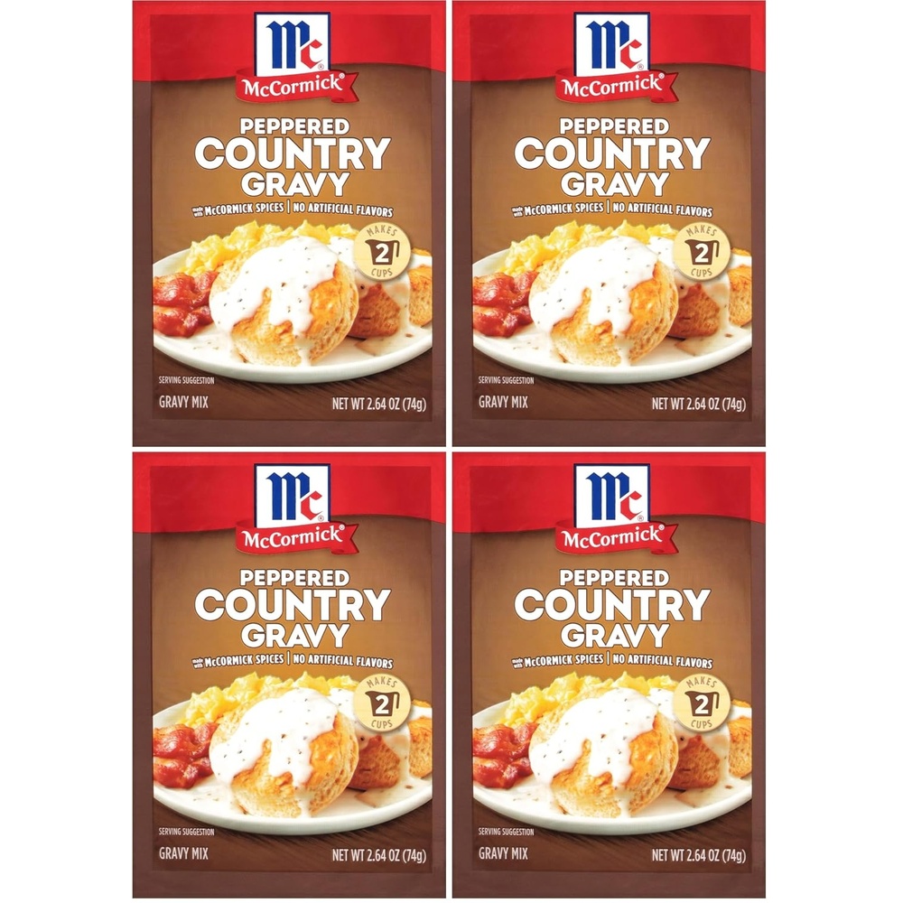 image:imageMcCormick Peppered Country Gravy Mix 264 oz Pack of 8264 Ounce Pack of 4