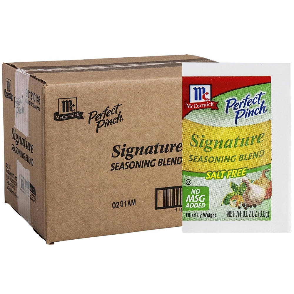 image:imageMcCormick Perfect Pinch Signature Seasoning Packets 500 count 500 Count Packets of Signature Seasoning Blend Made With 14 AllPurpose Herbs and SpicesSignature