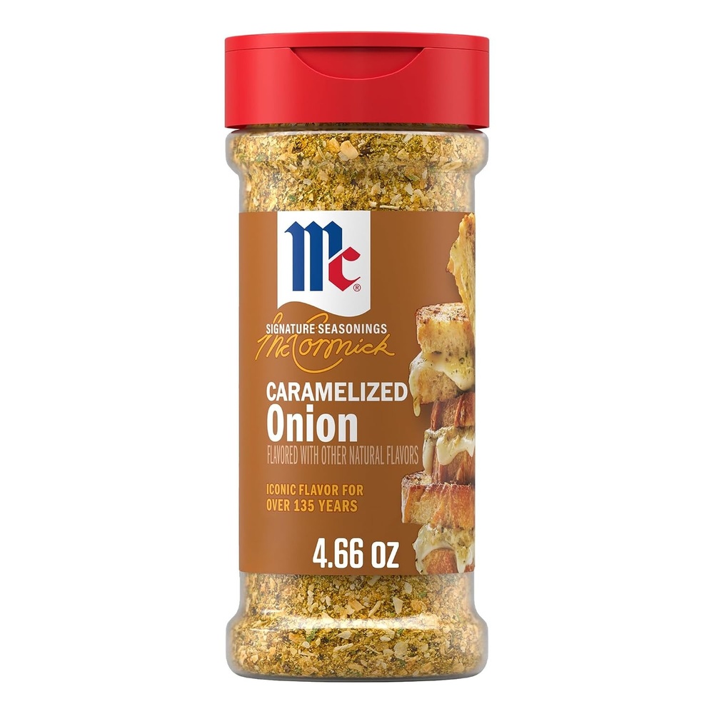 image:imageMcCormick Seasoning Caramelized Onion Signature Seasonings No Artificial Flavors No MSG Added Sweet Caramelized Onion amp Savory Umami Flavor Shake On 466 oz466 Ounce Pack of 1