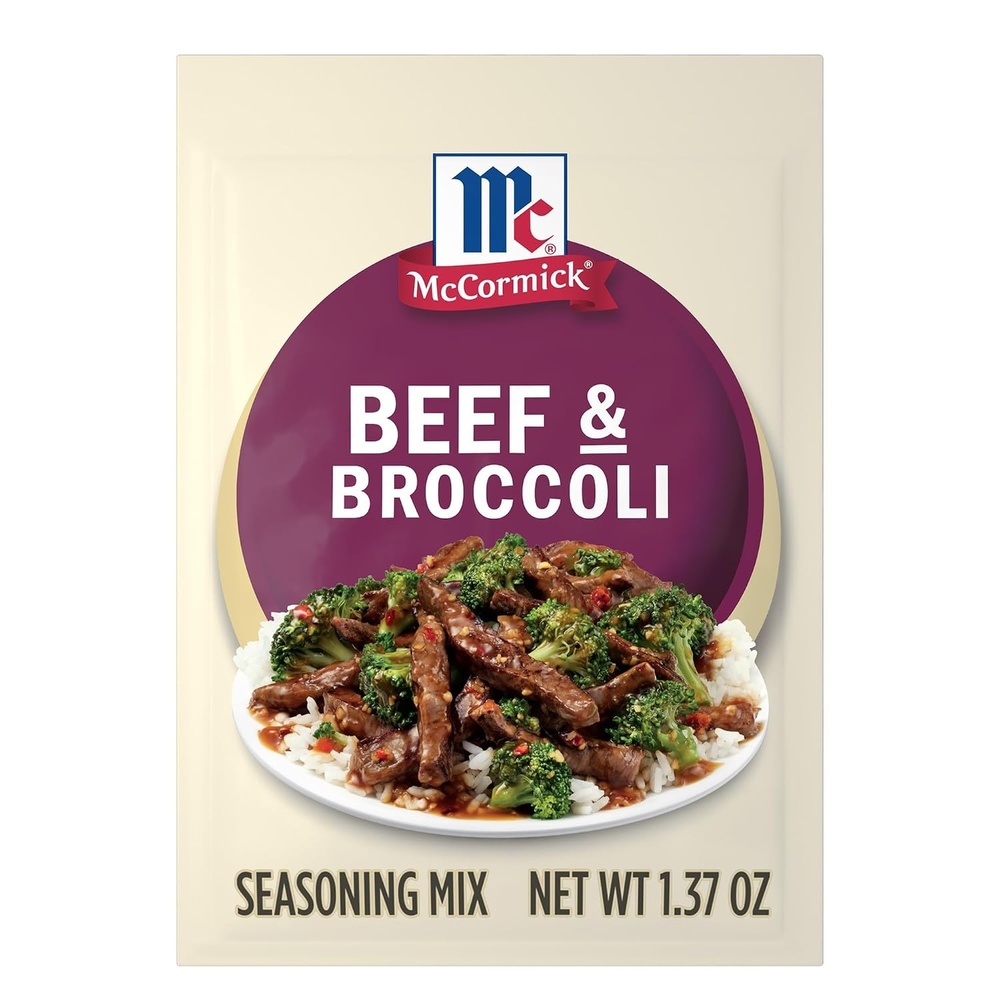 image:imageMcCormick Seasoning Mix Beef amp Broccoli No Artificial Flavors For RestaurantStyle Beef amp Broccoli in Just 25 Minutes 137 oz