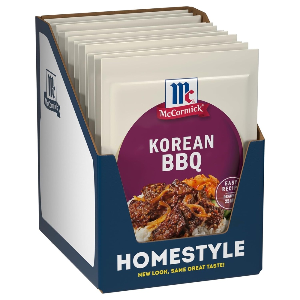 image:imageMcCormick Seasoning Mix Korean BBQ For Sweet amp Savory Korean BBQ Steak in Just 25 Minutes 112 oz Pack of 12Korean BBQ