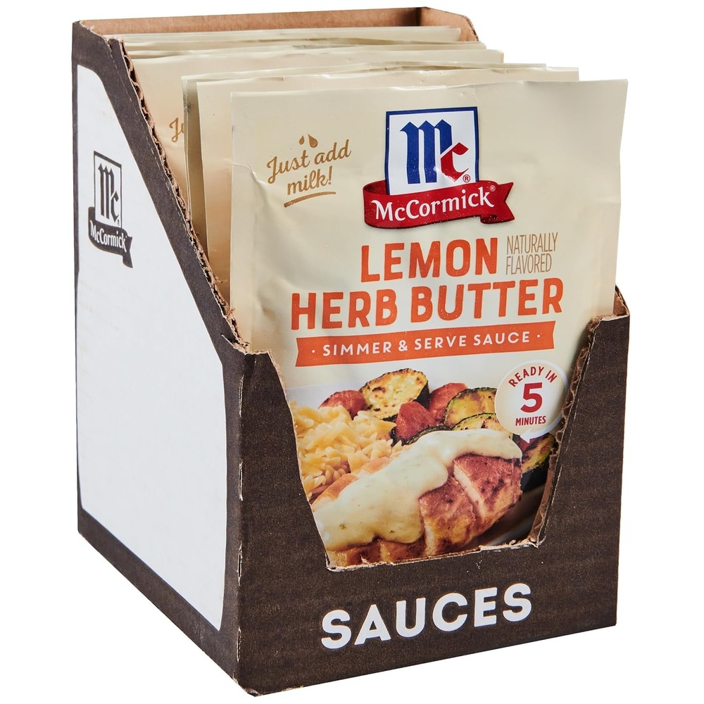 image:imageMcCormick Sesame Ginger Simmer amp Serve Sauce Mix 1 oz Pack of 12Lemon Herb Butter