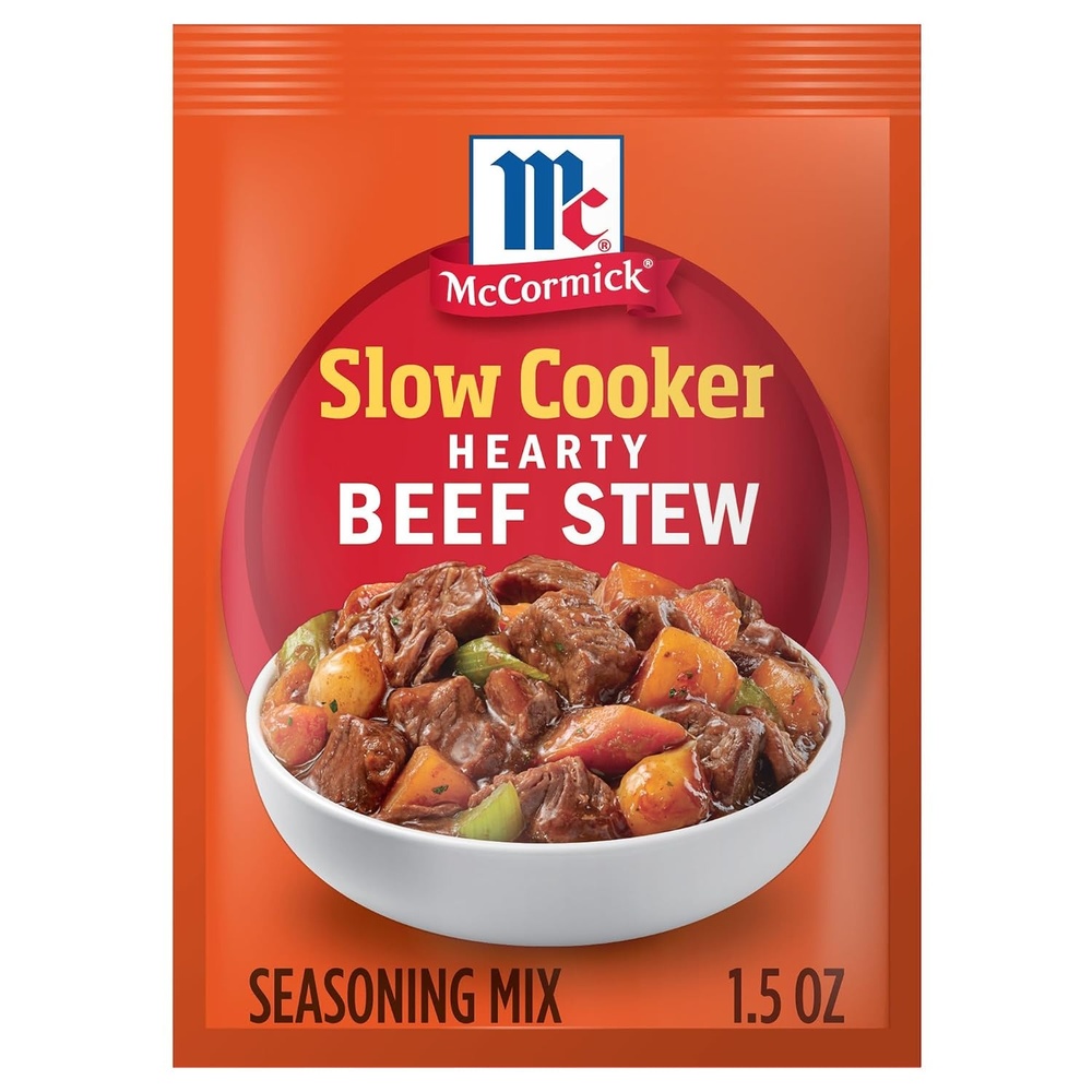 image:imageMcCormick Slow Cooker Hearty Beef Stew Seasoning Mix 15 oz Pack of 1215 Ounce Pack of 1