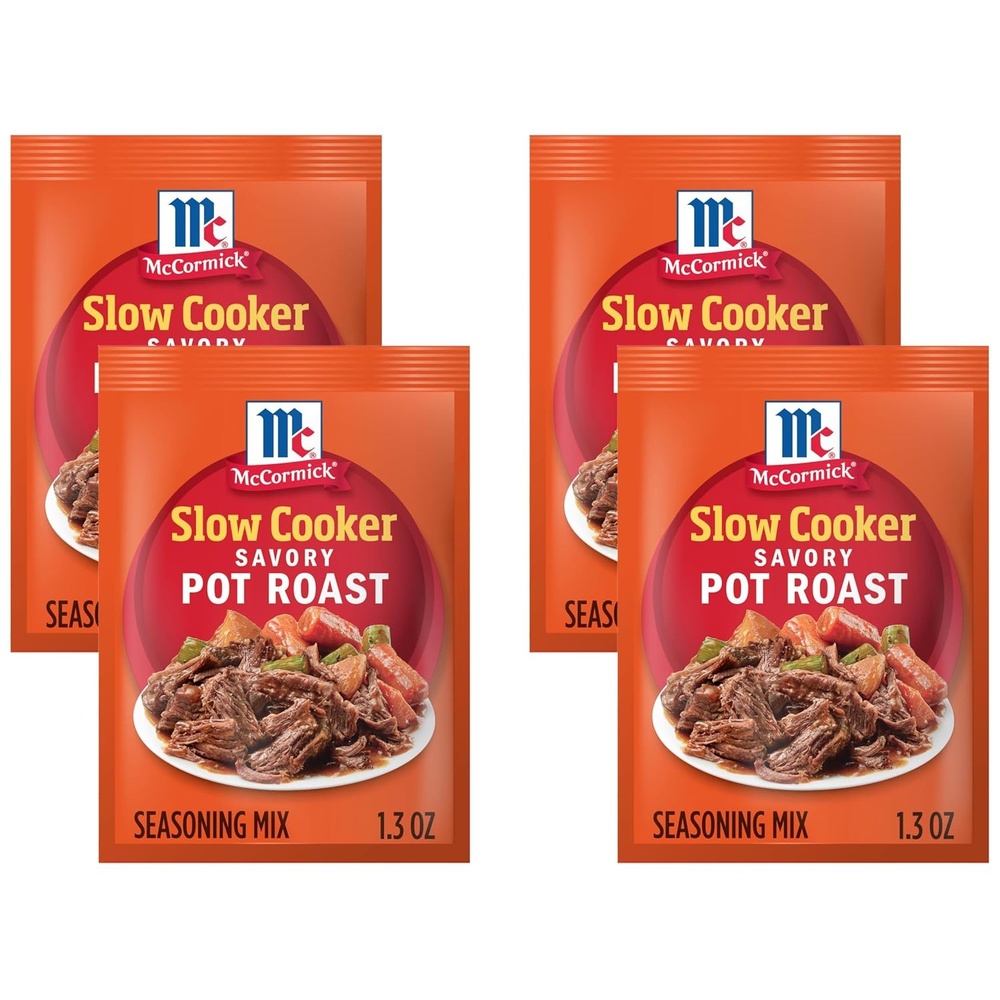 image:imageMcCormick Slow Cooker Savory Pot Roast Seasoning Mix 13 Oz Pack of 113 Ounce Pack of 4
