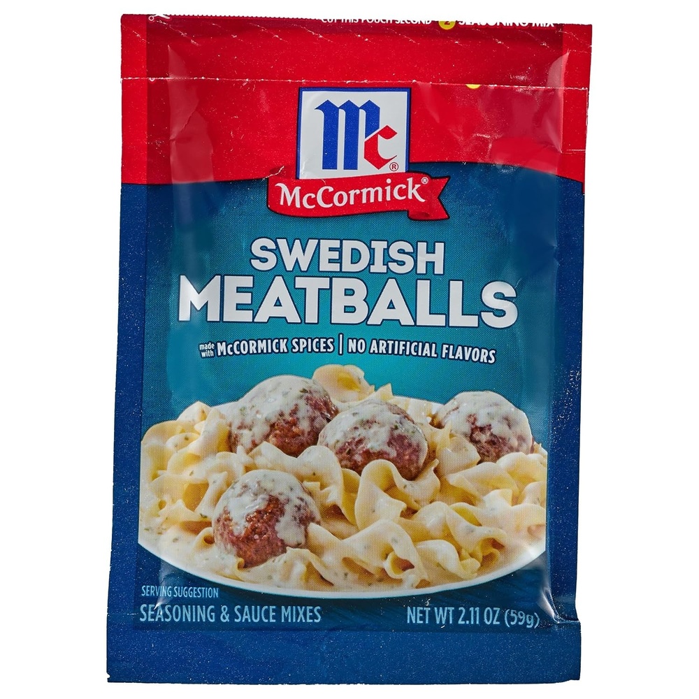image:imageMcCormick Swedish Meatballs Seasoning amp Sauce Mixes 211 oz Pack of 6211 Ounce Pack of 1