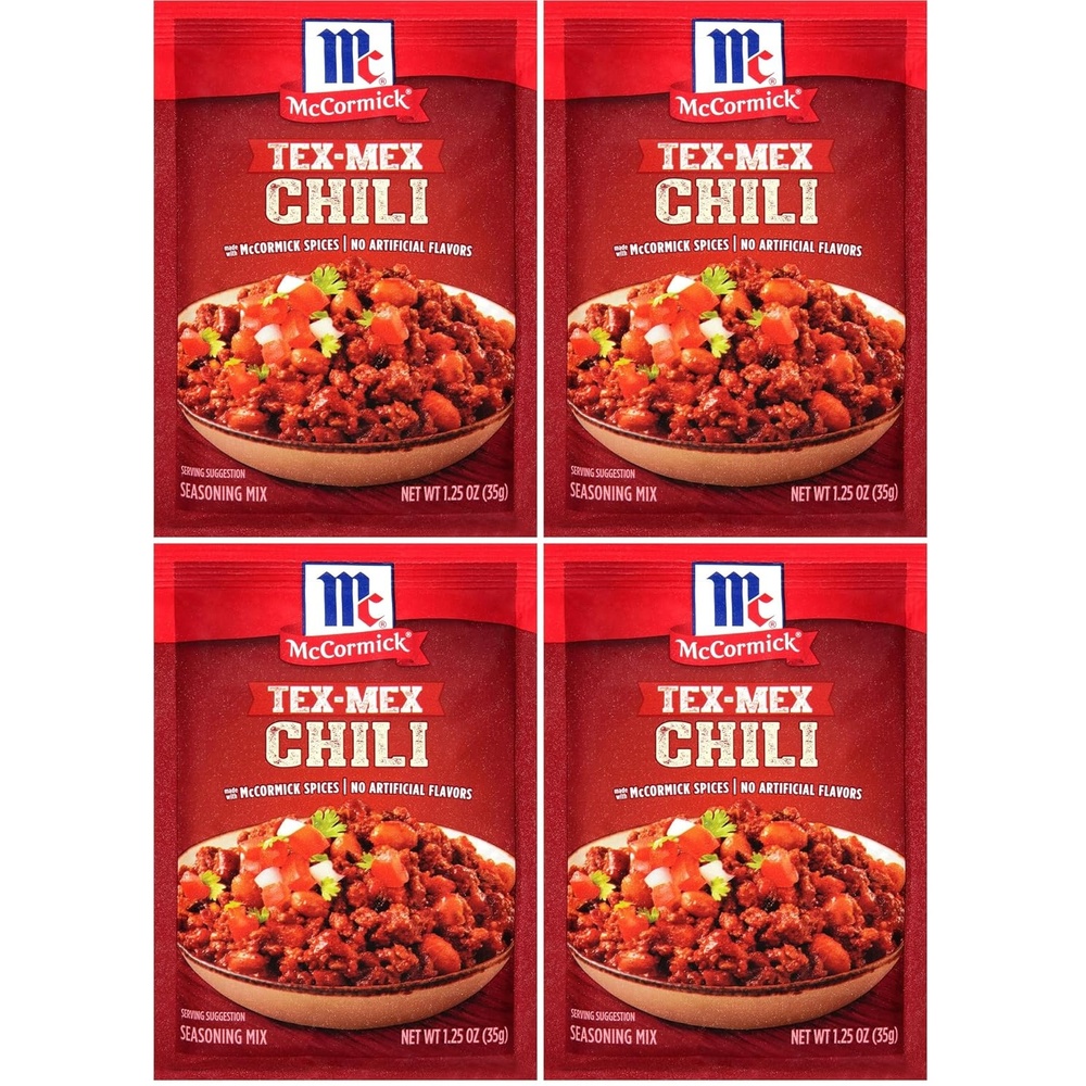 image:imageMcCormick TexMex Chili Seasoning Mix 125 oz125 Ounce Pack of 4
