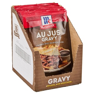 McCormick Au Jus Gravy Mix, 1 oz (Pack of 12)(Au Jus Gravy)