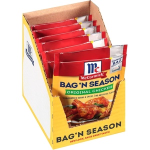 McCormick Bag ‘n Season Original Chicken Cooking Bag & Seasoning Mix, 1.25 oz (Pack of 6)(1.25 Ounce (Pack of 6))