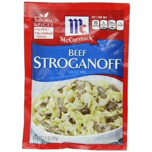 McCormick Beef Stroganoff Seasoning Mix, 1.5 oz(1.5 Ounce (Pack of 4))