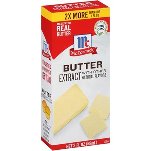 McCormick Butter Extract with Other Natural Flavors, 2 fl oz (Pack of 6)