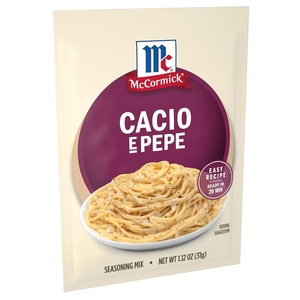 McCormick Cacio e Pepe Seasoning Mix, 1.12 oz (Pack of 12)