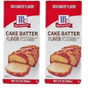 McCormick Cake Batter Flavor, 2 fl oz (Pack of 6)(2 Fl Oz (Pack of 2))