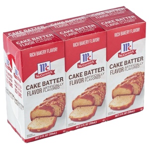 McCormick Cake Batter Flavor, 2 fl oz (Pack of 6)(2 Fl Oz (Pack of 6))