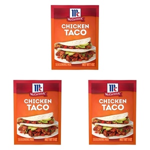 McCormick Cheesy Taco Seasoning Mix, 1.12 oz (Pack of 12)(1 Ounce (Pack of 3))