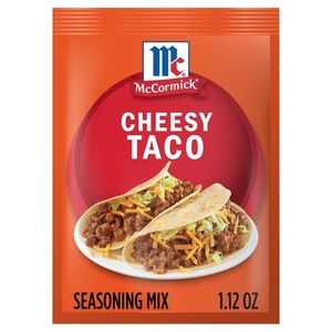 McCormick Cheesy Taco Seasoning Mix, 1.12 oz(1.12 Ounce (Pack of 1))