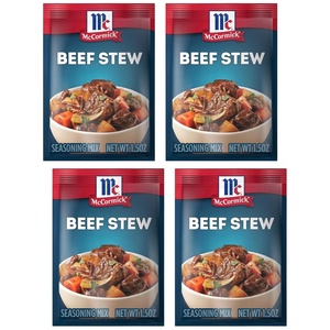 McCormick Classic Beef Stew Seasoning Mix Packet, 1.5 oz(1.5 Ounce (Pack of 4))