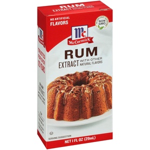 McCormick Coconut Extract with Other Natural Flavors, 2 fl oz(Rum)