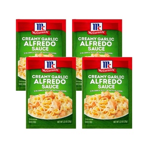 McCormick Creamy Garlic Alfredo Sauce Mix, 1.25 oz (Pack of 12)(1.25 Ounce (Pack of 4))