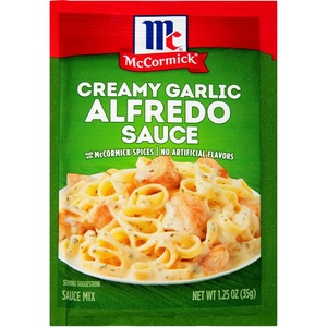 McCormick Creamy Garlic Alfredo Sauce Mix, 1.25 oz(Creamy Garlic Alfredo)