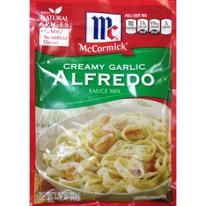 McCormick Creamy Garlic Alfredo Sauce Mix, 1.25 oz(Garlic)