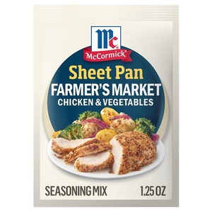 McCormick Farmers Market Chicken & Vegetables Seasoning Mix, 1.25 oz(1.25 Ounce (Pack of 1))