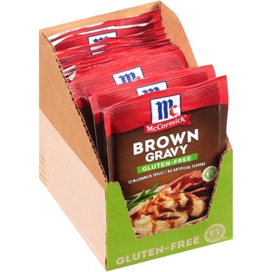 McCormick Gluten Free Brown Gravy Mix, 0.88 oz (Pack of 12)(Brown Gravy)