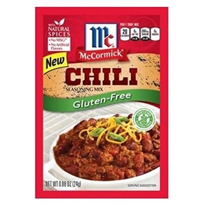 McCormick Gluten Free Chili Seasoning Mix, 1 Oz(1 Ounce (Pack of 4))