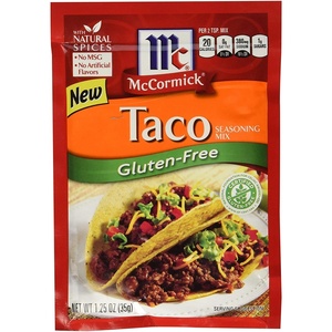 McCormick Gluten Free Taco Seasoning Mix, 1.25 oz (Pack of 12)(1.25 Ounce (Pack of 3))