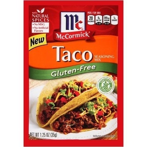 McCormick Gluten Free Taco Seasoning Mix, 1.25 oz (Pack of 12)(1.25 Ounce (Pack of 8))