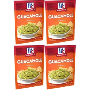 McCormick Guacamole Seasoning Mix, 1 oz(1 Ounce (Pack of 4))