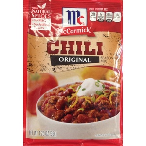 McCormick Hot Chili Seasoning Mix, 1.25 oz (Pack of 12)(1.25 Ounce (Pack of 20))