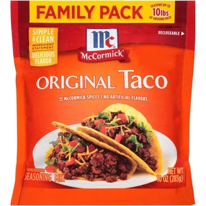 McCormick Hot Taco Seasoning Mix, 1 oz (Pack of 12)(10 Ounce (Pack of 1))