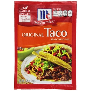 McCormick Hot Taco Seasoning Mix, 1 oz (Pack of 12)(1.25 Ounce (Pack of 1))