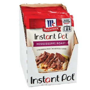 McCormick Instant Pot Chicken, Broccoli & Rice Seasoning Mix, 1.25 oz (Pack of 12)(Mississippi Roast)