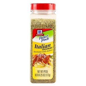 McCormick Italian Seasoning, Blend of Marjoram, Thyme, Rosemary, Sage, Savory, Oregano, and Basil, For Creating Memorable Flavor While Cooking or Dining, For Pizza, Salad, Veggies & More, 6.25 oz(6.25 Ounce (Pack of 1))