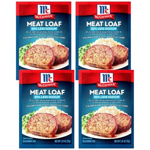 McCormick Meat Loaf Seasoning Mix, 1.5 oz (Pack of 12)(1.25 Ounce (Pack of 4))