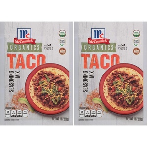 McCormick Organics Taco Seasoning Mix, 1 oz (Pack of 12)(1 Ounce (Pack of 2))