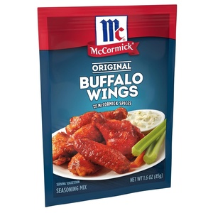 McCormick Original Buffalo Wings Seasoning Mix, 1.6 oz(1.6 Ounce (Pack of 1))