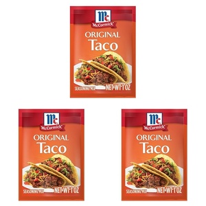 McCormick Original Taco Seasoning Mix, 1 oz(1 Ounce (Pack of 3))