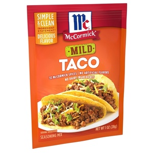 McCormick Original Taco Seasoning Mix, 6 lb – Six Pound Container of Taco Seasoning Mix, Best for Seasoning Ground Beef, Turkey, Chicken, Burgers, Tacos, Rice and Vegetables(1 Ounce (Pack of 24))