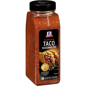 McCormick Original Taco Seasoning Mix, 6 lb – Six Pound Container of Taco Seasoning Mix, Best for Seasoning Ground Beef, Turkey, Chicken, Burgers, Tacos, Rice and Vegetables(24 Ounce (Pack of 12))