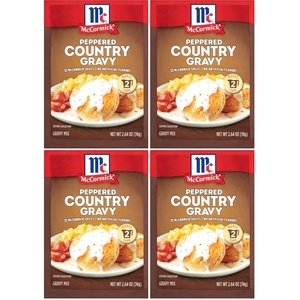 McCormick Peppered Country Gravy Mix, 2.64 oz (Pack of 8)(2.64 Ounce (Pack of 4))