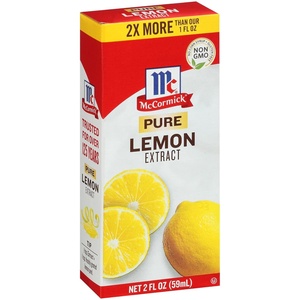 McCormick Pure Lemon Extract, 2 fl oz(2 Fl Oz (Pack of 1))