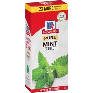 McCormick Pure Mint Extract, 2 fl oz(2 Fl Oz (Pack of 1))