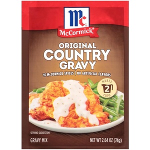McCormick Sausage Flavor Country Gravy Mix, 2.64 oz(Original)
