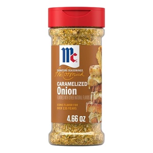 McCormick Seasoning, Caramelized Onion, Signature Seasonings, No Artificial Flavors, No MSG Added, Sweet Caramelized Onion & Savory Umami Flavor, Shake On, 4.66 oz(4.66 Ounce (Pack of 1))