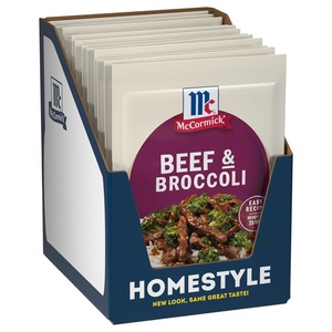 McCormick Seasoning Mix, Korean BBQ, For Sweet & Savory Korean BBQ Steak in Just 25 Minutes, 1.12 oz (Pack of 12)(Beef & Broccoli)