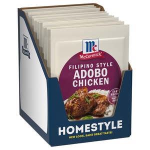 McCormick Seasoning Mix, Korean BBQ, For Sweet & Savory Korean BBQ Steak in Just 25 Minutes, 1.12 oz (Pack of 12)(Filipino Style Adobo Chicken)