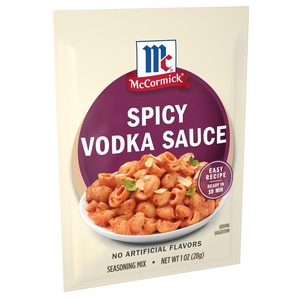 McCormick Spicy Vodka Sauce Seasoning Mix, 1 oz (Pack of 12)
