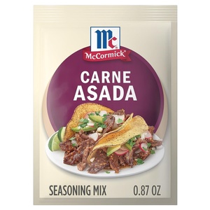 McCormick Street Taco Carne Asada Seasoning Mix, 0.87 oz (Pack of 12)(0.87 Ounce (Pack of 1))